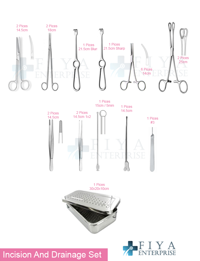 Incision And Drainage Set