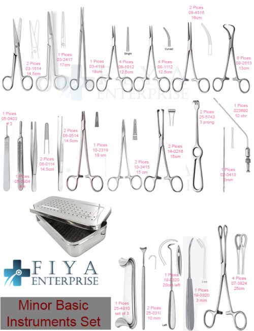 thumbnail image 2 of Basic Laparotomy Instrument Set – 81 Piece Gynecological Surgical Kit – AA Pro DS-618 2 of 2