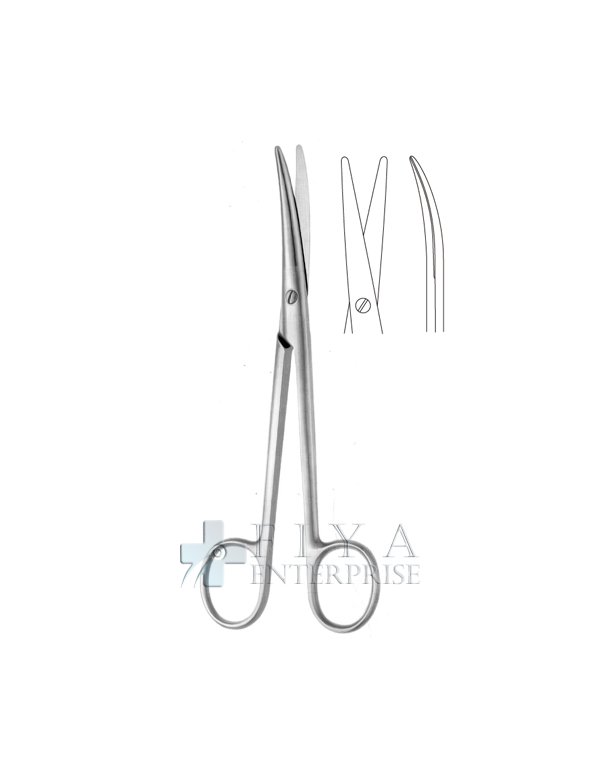 Lexer Dissecting Scissors 16cm for fine tissue surgical dissection