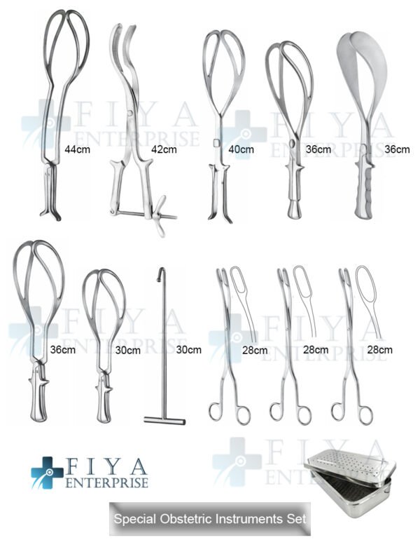 Assisting Delivery Instruments Special Obstetric Instruments | Forceps & Delivery Set | Fiya Surgical