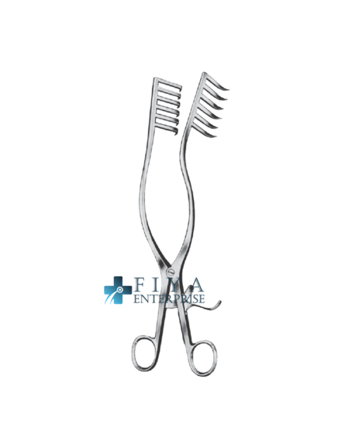 Adson-L Retractor 25x40mm German Stainless Steel Self-Retaining.