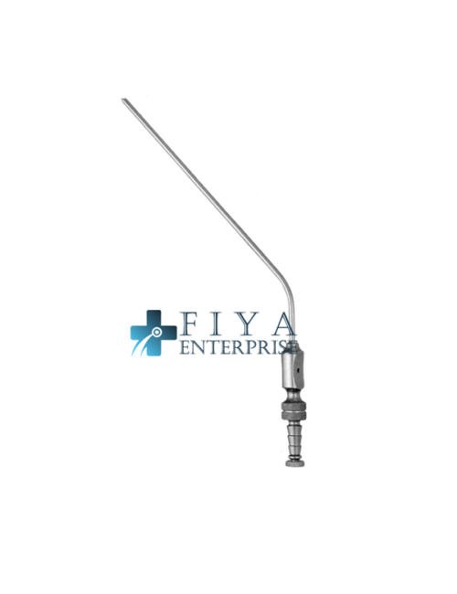 Frazier Suction Tube Premium Stainless Steel with Finger Control Valve.