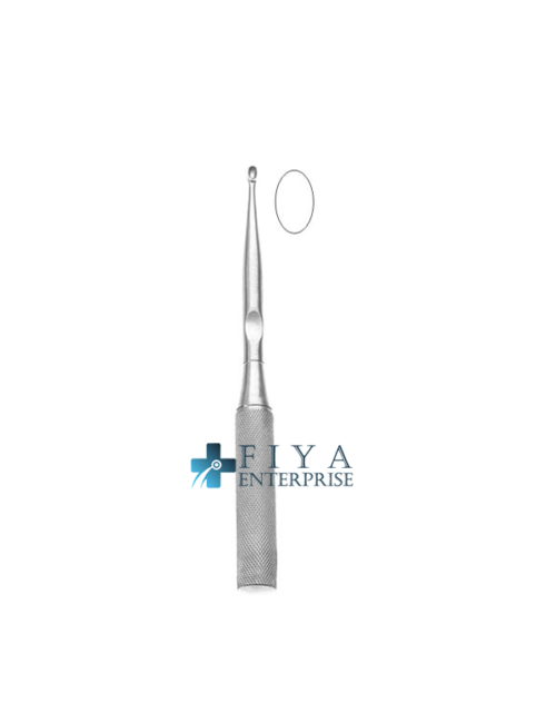 Hatfield Bone Curette Oval Sharp Cup Premium Stainless Steel.