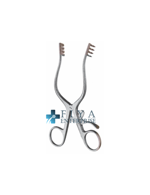 Mollison Retractor 4x4 Prongs Self-Retaining Premium Stainless Steel.