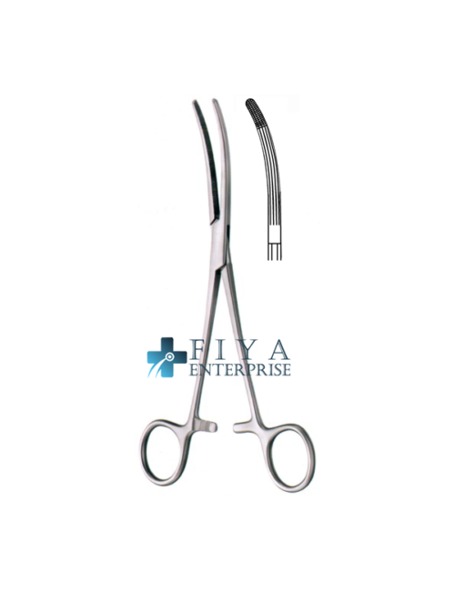 Rochester-Carmalt Artery Forceps Longitudinal Serrations Stainless Steel.