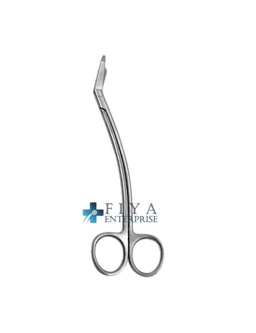 Schmieden-Taylor Dural Scissors Probe-Tip Angled Blades Stainless Steel.