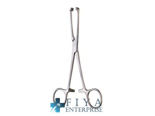 Allis Tissue Forceps, "AT", stainless steel intestinal and tissue grasping forceps, Fiya Surgical 14.1116