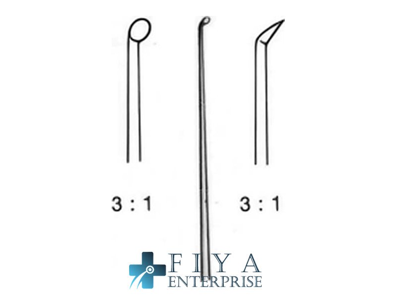 Antoli-Candela Otology Knife, Round Knife for Incudo-Stapedial, stainless steel surgical instrument, Fiya Surgical 29.20111