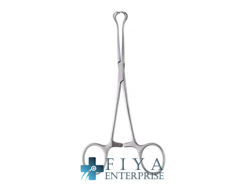 Babcock-Baby Tissue Forceps, Extra Delicate, stainless steel intestinal and tissue grasping forceps, Fiya Surgical 14.1216