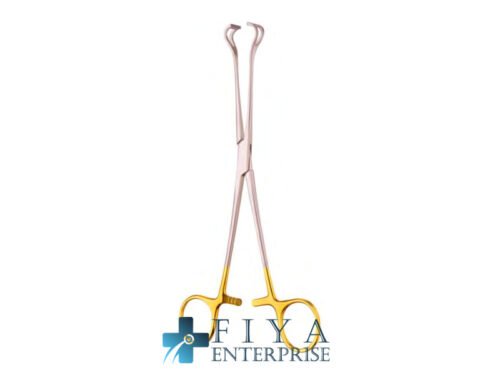 Babcock Intestinal Forceps, "AT", Tungsten Carbide, stainless steel surgical instrument, Fiya Surgical 14.1616