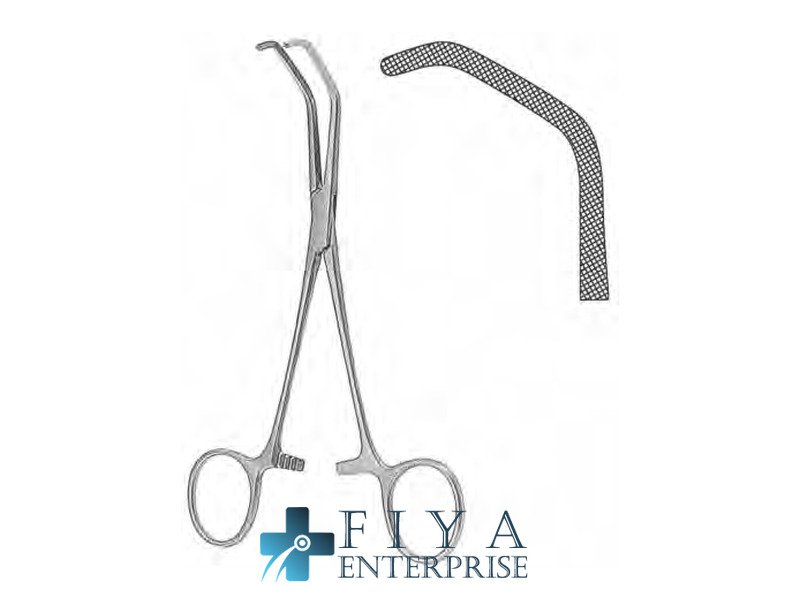 Baby Satinsky, high quality medical grade stainless steel vascular clamps, Fiya Surgical 27.7775