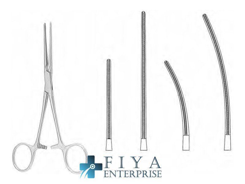 Bainbridge Vascular Forceps, Curved, high quality medical grade stainless steel vascular clamps, Fiya Surgical 27.1718