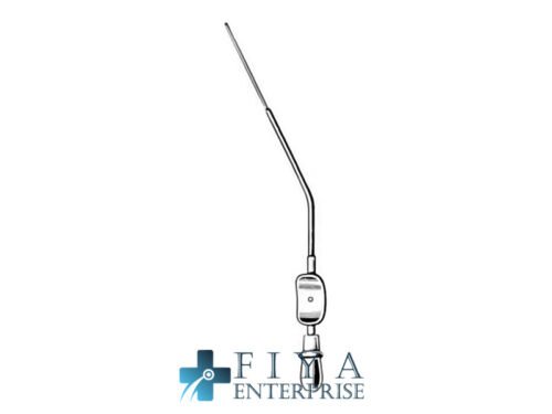 Baron-Schuknecht Suction Tube 5 Fr, with Finger Cut-Off, stainless steel surgical instrument, Fiya Surgical 29.6425