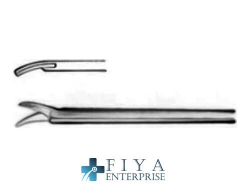 Bellucci Ear Scissors, Delicate, Sharp Tips, Curved Left, Shaft, stainless steel ear scissors, Fiya Surgical 29.14004