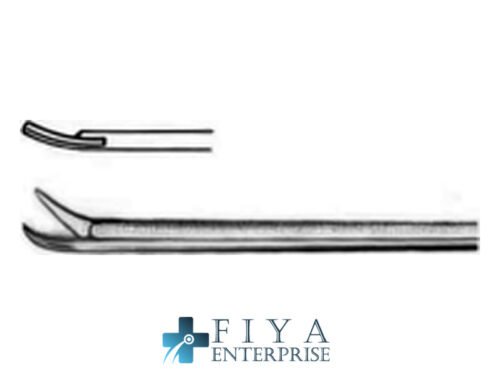 Bellucci Ear Scissors, Delicate, Sharp Tips, Curved Right, Shaft, stainless steel ear scissors, Fiya Surgical 29.14003