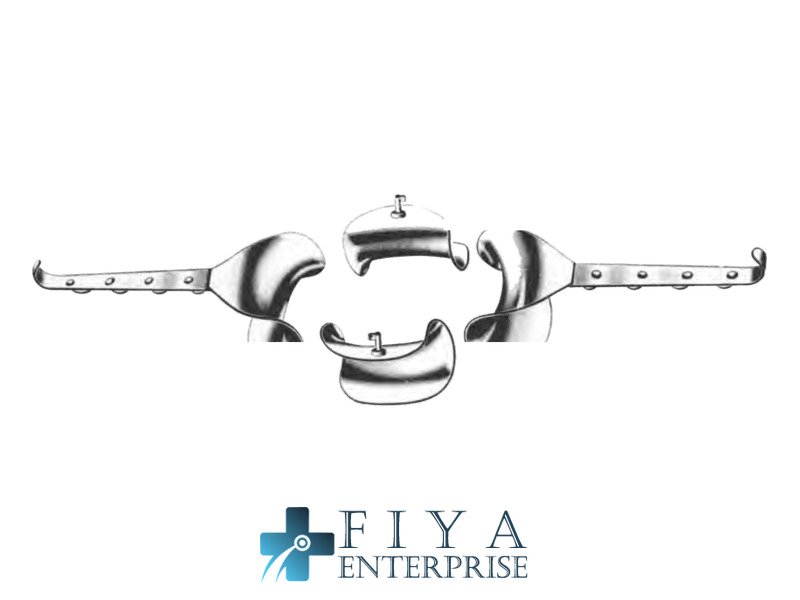 Blade Only for Pz.82.00, high quality medical grade stainless steel abdominal retractor, Fiya Surgical 26.8215
