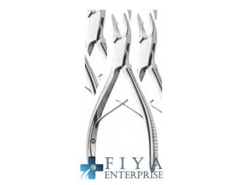 Blumenthal Bone Rongeur, 45 Degree Angled, high quality medical grade stainless steel bone rongeurs, Fiya Surgical 24.1445