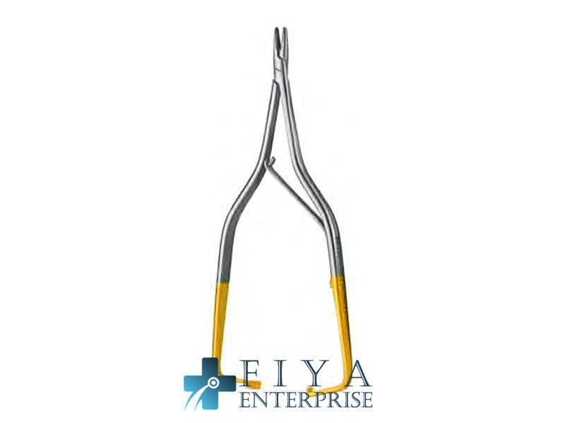 Boynton Needle Holder, Tungsten Carbide, Delicate Pattern, stainless steel micro needle holders, Fiya Surgical 10.92.12
