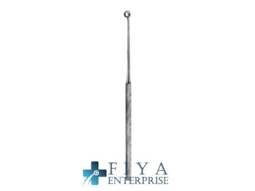 Buck Ear Curette, No. 4, Blunt Inside Diameter, stainless steel ear curettes, Fiya Surgical 29.7064