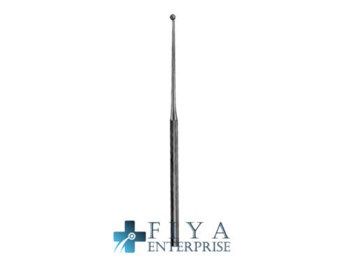 Buck-Wullstein Micro Ear Curette, No. 0, Sharp Inside Diameter, stainless steel ear curettes, Fiya Surgical 29.7082