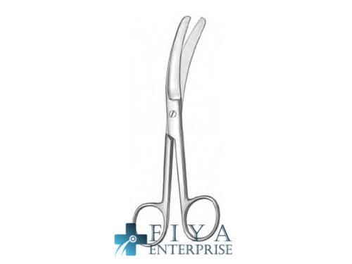 Busch Umbilical Scissors, Curved, high quality medical grade stainless steel umbilical cord scissors, Fiya Surgical 16.3416