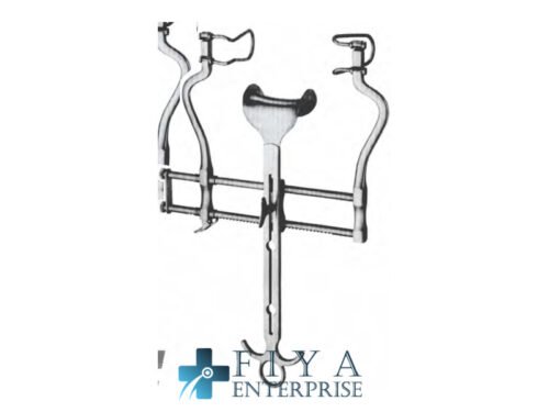 Centre Blade for Balfour Abdominal Retractor, stainless steel abdominal retractor, Fiya Surgical 26.752