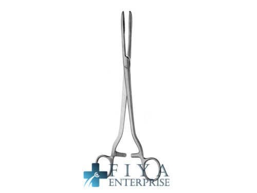 Collin Dressing Forceps, Curved, high quality medical grade stainless steel dressing forceps, Fiya Surgical 07.2245
