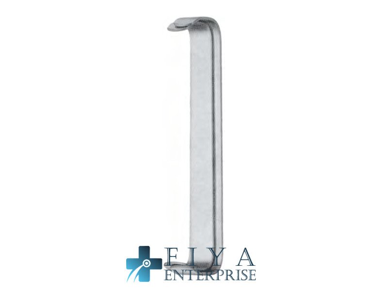 Collin Retractor, D/Ended, Set of 2, stainless steel stomach and intestinal spatulas, Fiya Surgical 25.4115