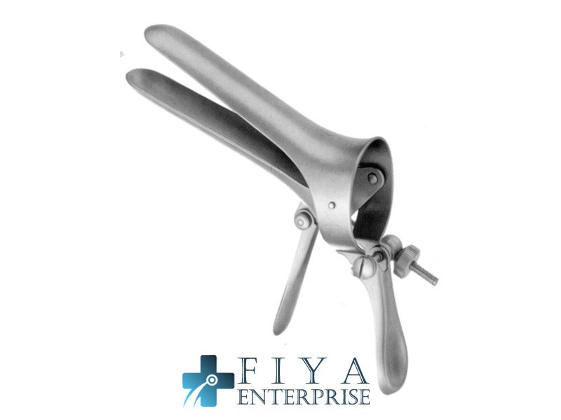 Cusco Vaginal Speculum, Swiss Pattern, Small, 90x23-, stainless steel vaginal specula, Fiya Surgical 15.3325