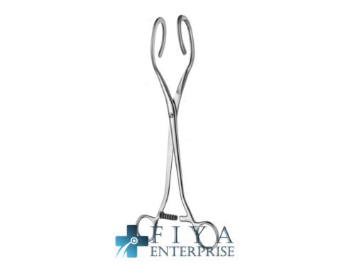 Dartigues Uterine Elevating Forceps, Straight, Smooth Jaws, stainless steel uterine elevating forceps, Fiya Surgical 15.11326