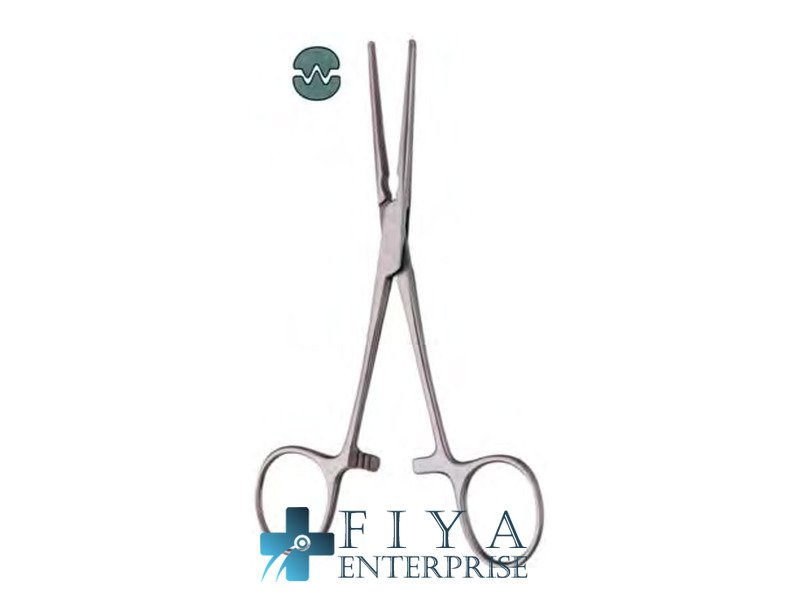 De Bakey Pean Vascular "AT" Forceps, Curved, stainless steel hemostatic forceps, Fiya Surgical 08.6044