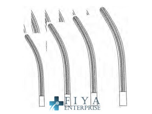 De Bakey Pean Vascular Forceps, Curved, high quality medical grade stainless steel vascular clamps, Fiya Surgical 27.4416