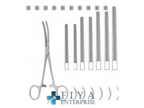 De Bakey Pean Vascular Forceps, Straight, high quality medical grade stainless steel vascular clamps, Fiya Surgical 27.4316