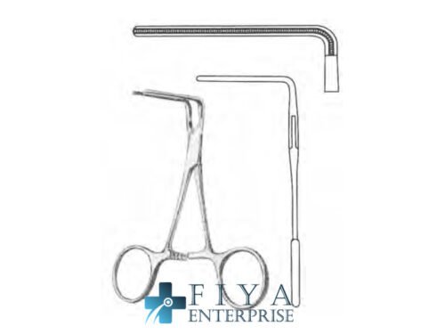 De Bakey Vascular Clamp, high quality medical grade stainless steel vascular clamps, Fiya Surgical 27.571
