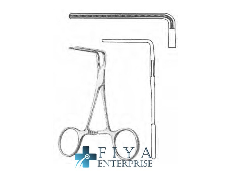De Bakey Vascular Clamp, high quality medical grade stainless steel vascular clamps, Fiya Surgical 27.571