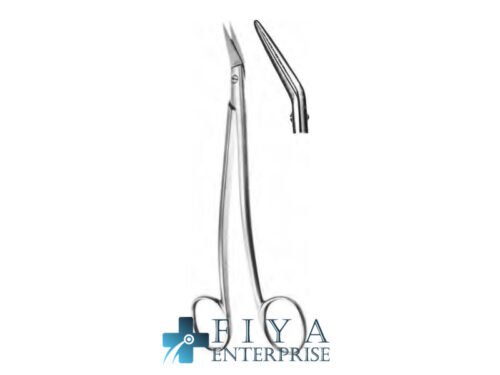 Dean Scissors, 1 Serrated Blade, high quality medical grade stainless steel tonsil scissors, Fiya Surgical 37.2517