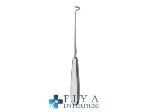 Deschapms Ligature Carrier, Sharp, Left, high quality medical grade stainless steel ligature needles, Fiya Surgical 19.0221