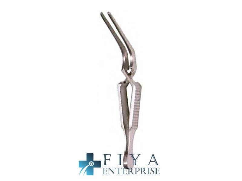 Diethric Buldog Clamp, Length, Jaws, Weight 3GM Curved, stainless steel hemostatic forceps, Fiya Surgical 08.0522