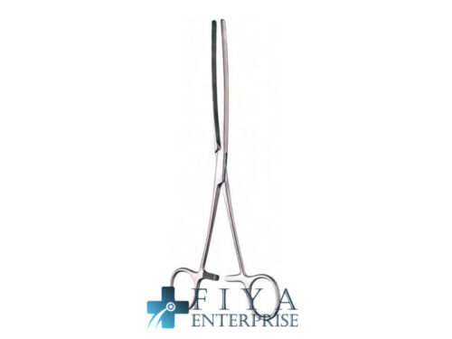 Doyen Intestinal Forceps, "AT", Straight, high quality medical grade stainless steel intestinal clamps, Fiya Surgical 14.2473