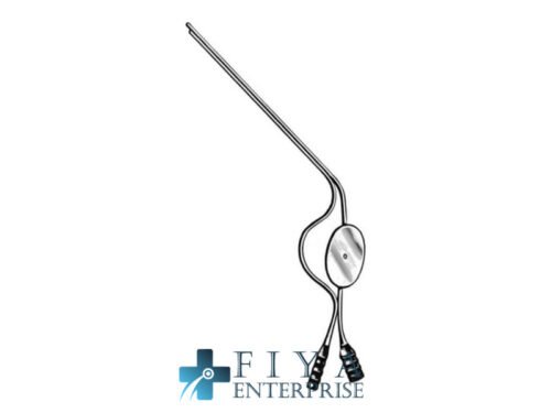 Ear Suction Irrigating Tube, 4.5 +, stainless steel aspirating and irrigating instruments, Fiya Surgical 29.6384