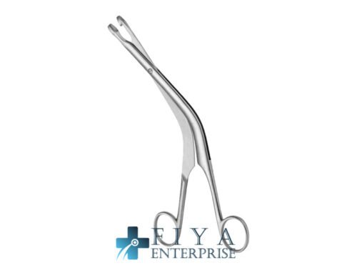 Faure Cervic Biopsy Forceps, Angled to Side, stainless steel hysterectomy forceps, Fiya Surgical 15.12023