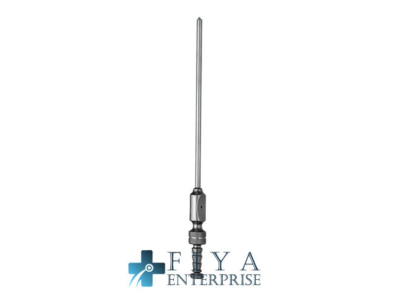 Frazier Suction Tube, Straight, 12 Charr, New Model, One Piece, stainless steel surgical instrument, Fiya Surgical 02.4112