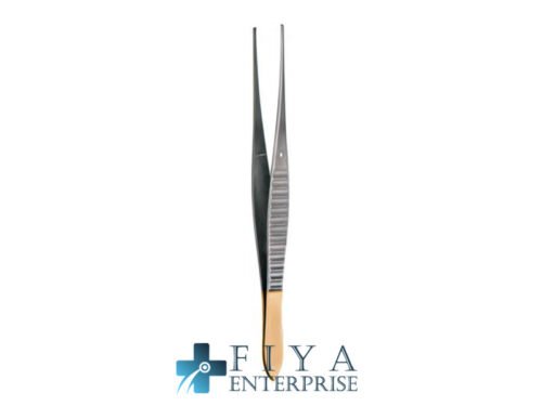 Gillies Forceps, Tungsten Carbide, Straight, stainless steel delicate forceps, Fiya Surgical 06.3695