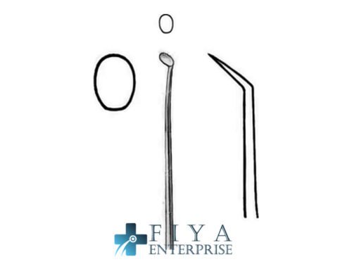 Goldmann Otology Canal Knife, Knife-Elevator for Meatal Wall, 45, stainless steel surgical instrument, Fiya Surgical 29.20103