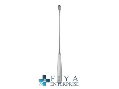 Gourdet Uterine Scoop, Blunt, Rigid, high quality medical grade stainless steel uterine curettes, Fiya Surgical 15.15214