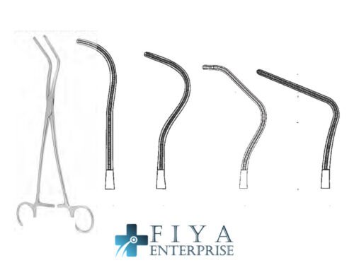 Harken Auricle Clamp, high quality medical grade stainless steel vascular clamps, Fiya Surgical 27.3224