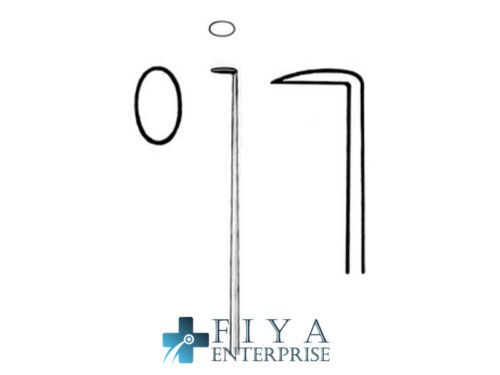 Harrison Otology Knife, Oval, 90 Degree, Knife for the Tympanic, stainless steel surgical instrument, Fiya Surgical 29.21047