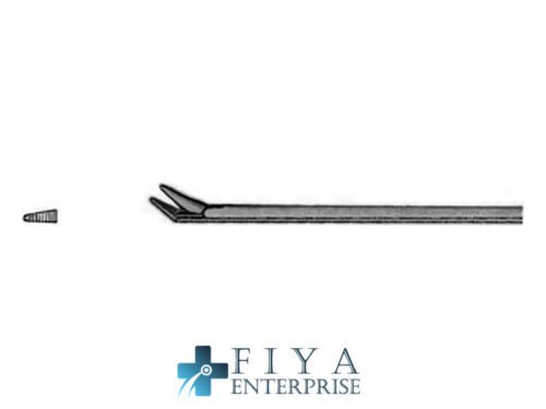 Hartmann Ear Forceps, Angled Up, Serrated Jaws Shaft, stainless steel ear forceps, Fiya Surgical 29.10002