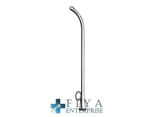 Hartmann Eustachian Cannula, No. 3, 8 Frmeter, stainless steel ear catheters, Fiya Surgical 29.6311