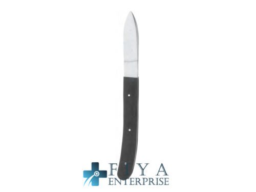 Hopkins Plaster Knife, Wood Handle, high quality medical grade stainless steel plaster knives, Fiya Surgical 17.122